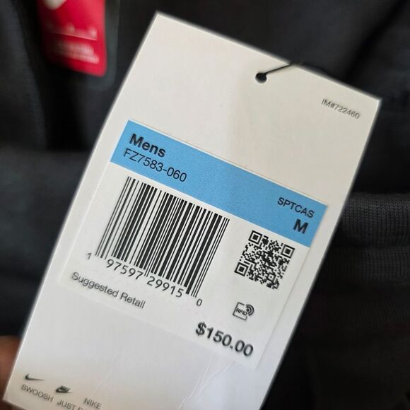 Nike Tech Fleece Tailored Straight Leg Relaxed Pants Men’s Medium M FZ7583-060 - Picture 15 of 16